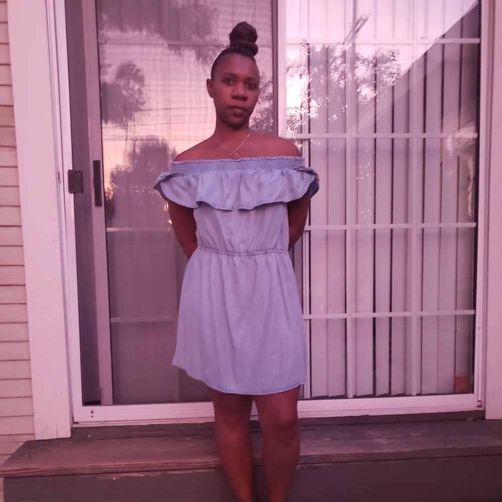 Light blue Jean dress